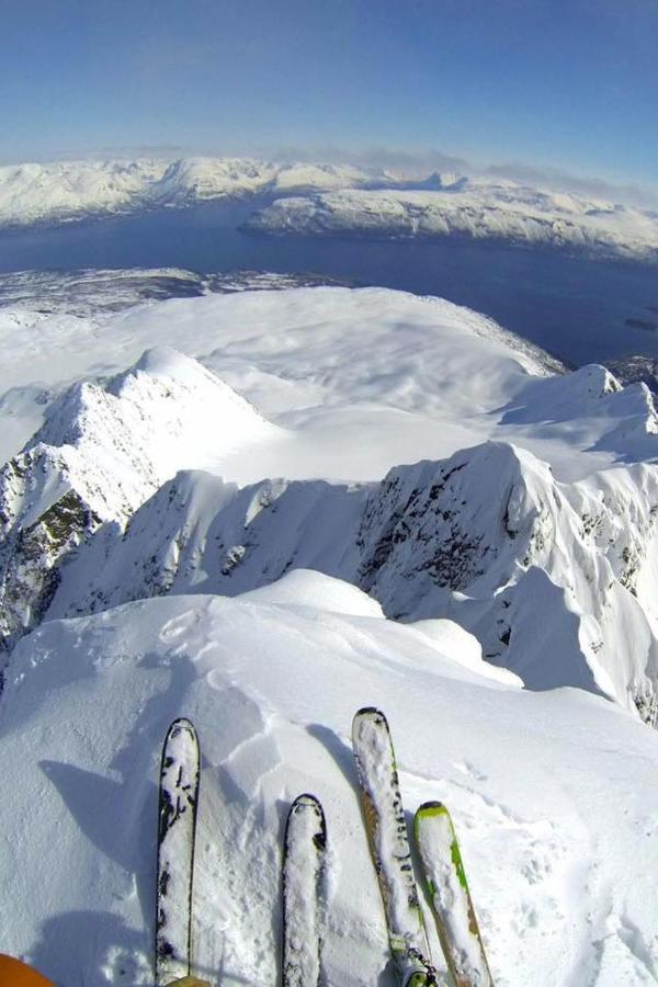 House In The Heart Of The Lyngen Alps With Best View Villa Lyngseidet Eksteriør billede