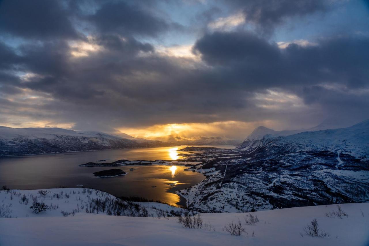 House In The Heart Of The Lyngen Alps With Best View Villa Lyngseidet Eksteriør billede