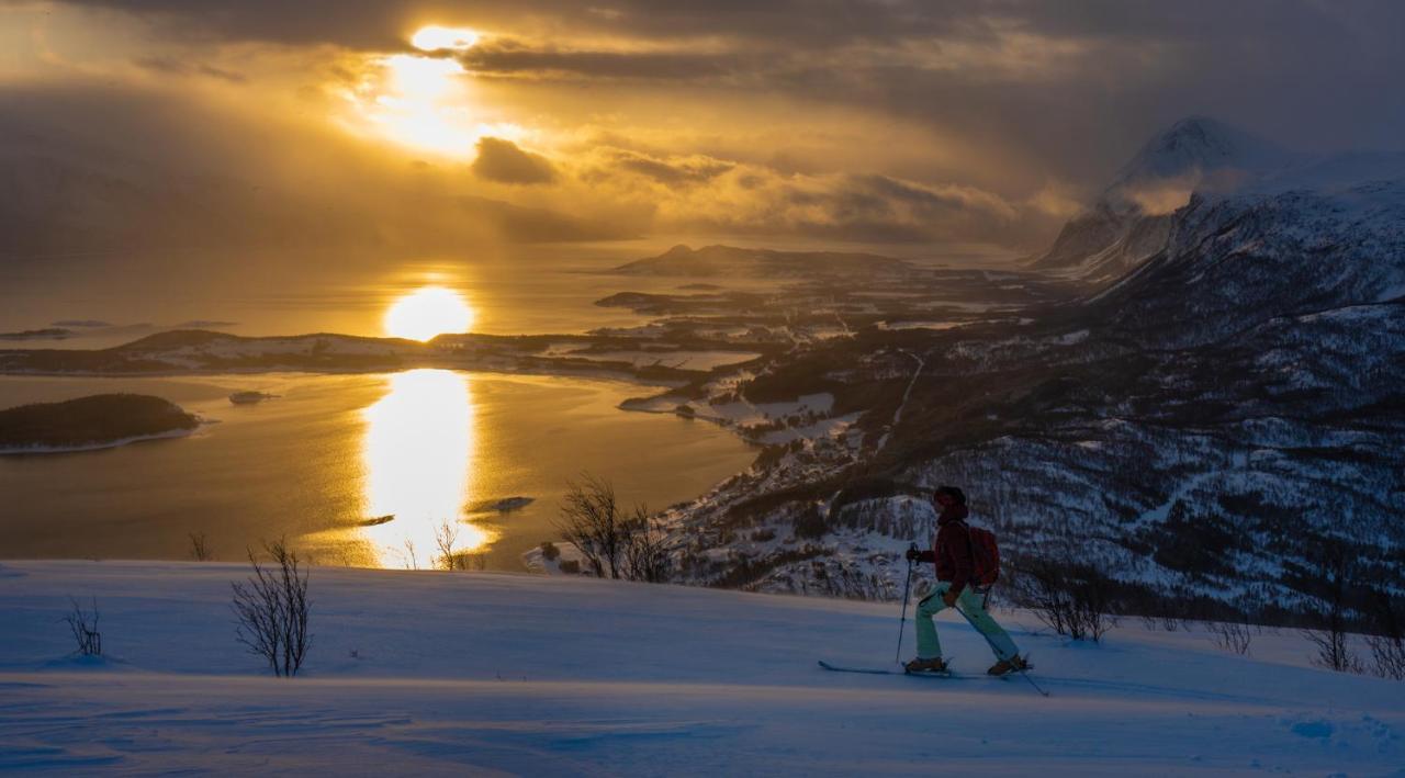 House In The Heart Of The Lyngen Alps With Best View Villa Lyngseidet Eksteriør billede