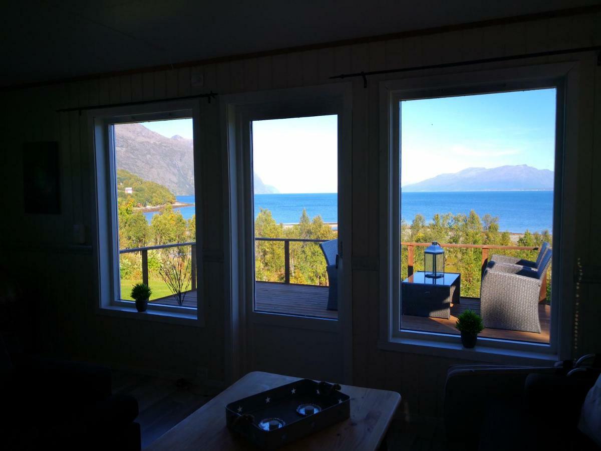 House In The Heart Of The Lyngen Alps With Best View Villa Lyngseidet Eksteriør billede